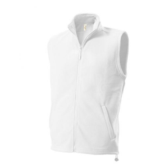 Obrázok ku produktu UNISEX FLEECE VEST fleecová vesta, biela L