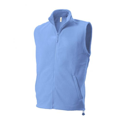 Obrázok ku produktu UNISEX FLEECE VEST fleecová vesta, svetlo modrá XS