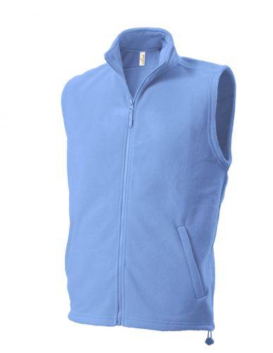 UNISEX FLEECE VEST fleecová vesta, svetlo modrá XS
