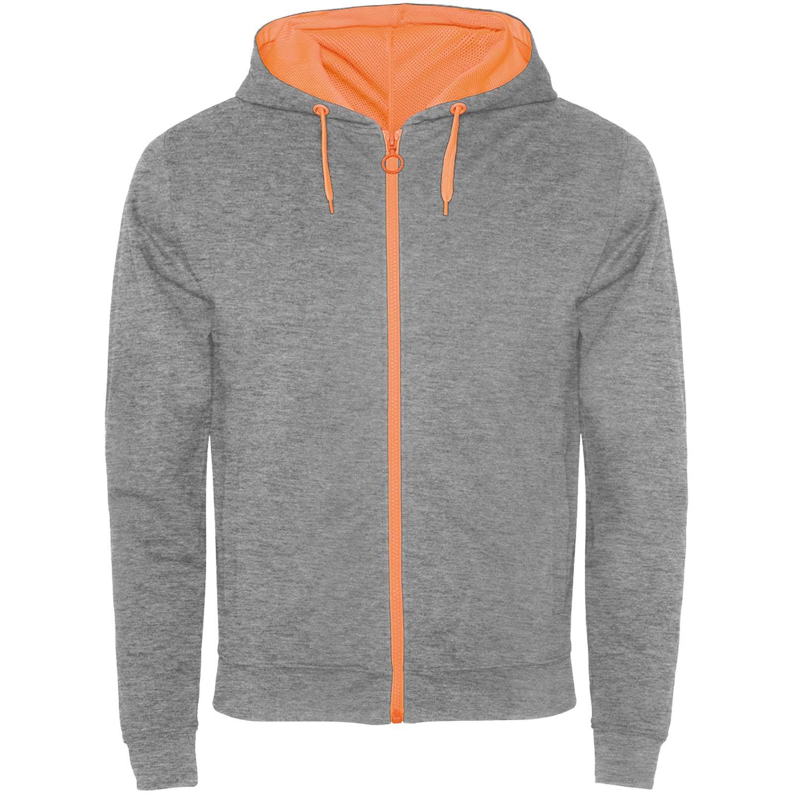 šedá vřesová - oranžová fluor