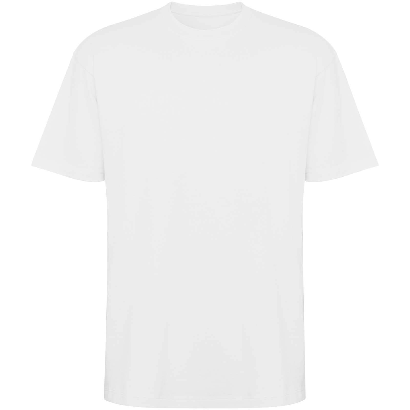 Unisex tričko Bull s krátkym rukávom, nadmerná veľkosť, biela, 2XL