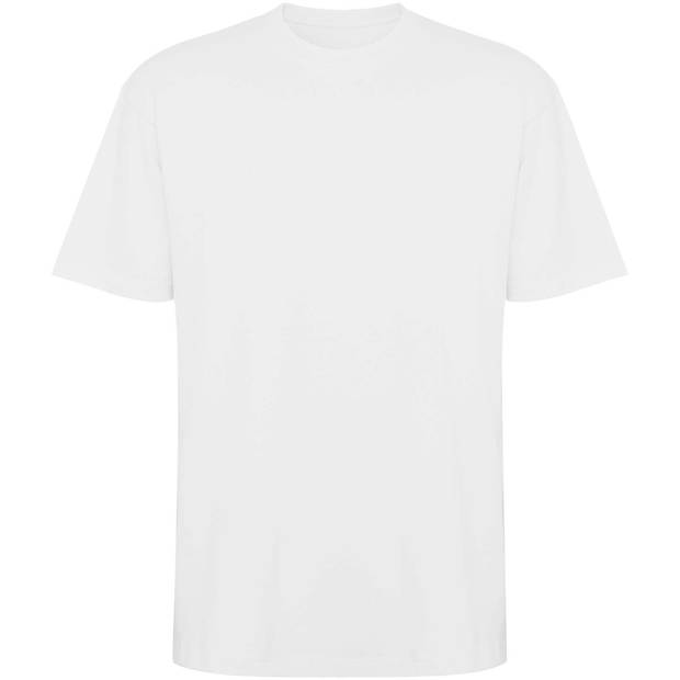 Unisex tričko Bull s krátkym rukávom, nadmerná veľkosť, biela, S Unisex tričko Bull s krátkym rukávom, nadmerná veľkosť, biela, S