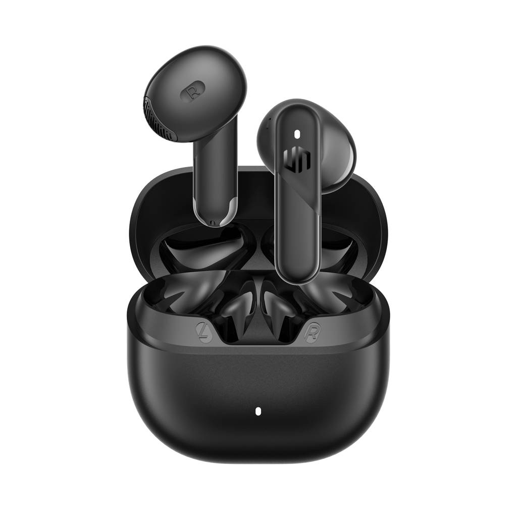 Urban Vitamin Santa Clara RCS plastové ENC slúchadlá, čierna