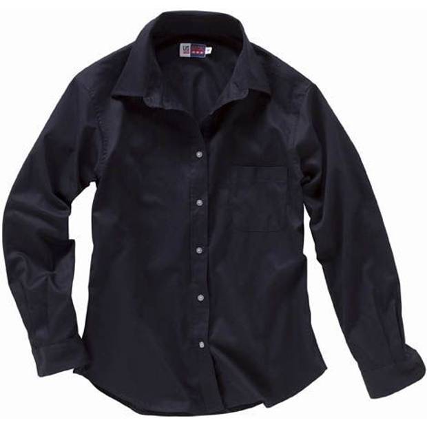 US Ladies Twill Blouse čierna S US Ladies Twill Blouse čierna S