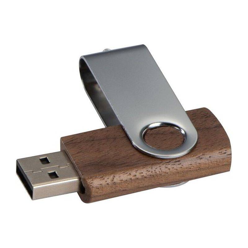 USB kľúč z dreva, hnedá