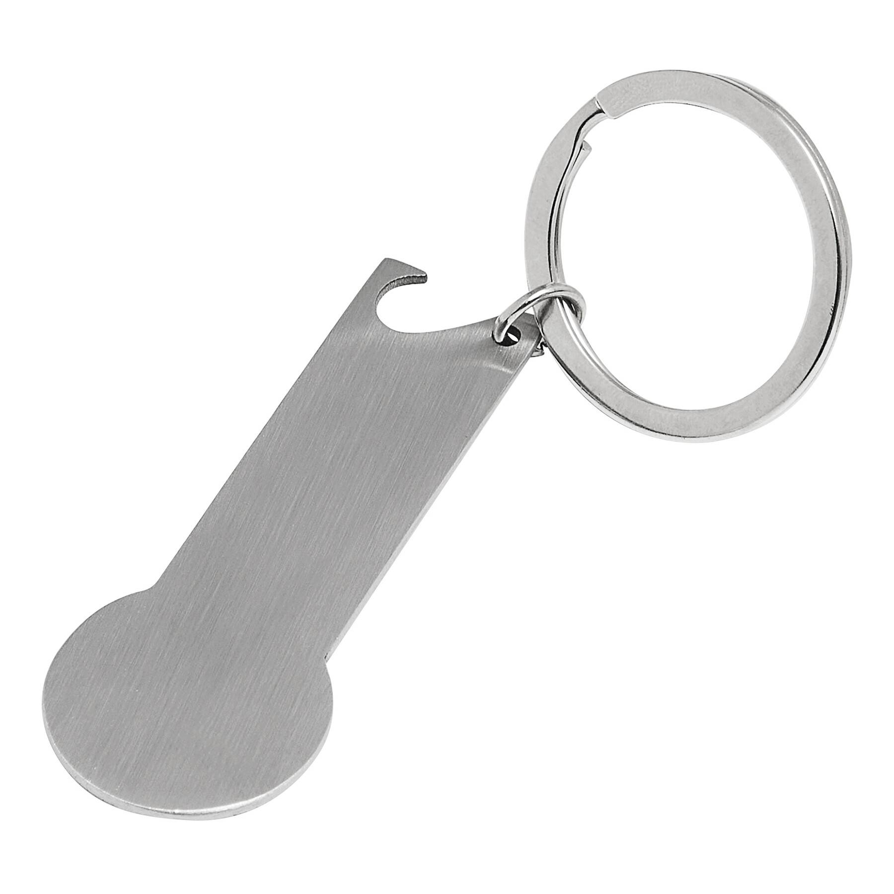 Uvoľňovač nákupného vozíka NO COIN, sivá Silver