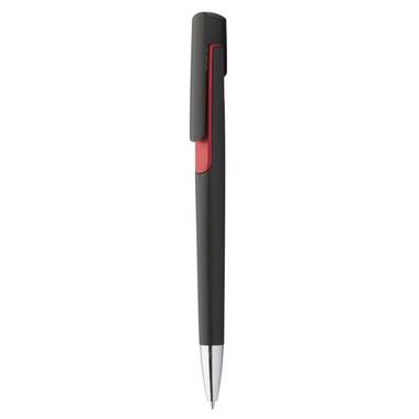 VADERY plastové guľôčkové pero,modrá náplň, červená