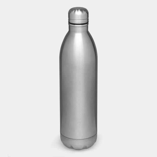 Vakuová láhev JUMBO TASTE dvoustěnná, šedá stříbrná Vakuová láhev JUMBO TASTE dvoustěnná, šedá stříbrná