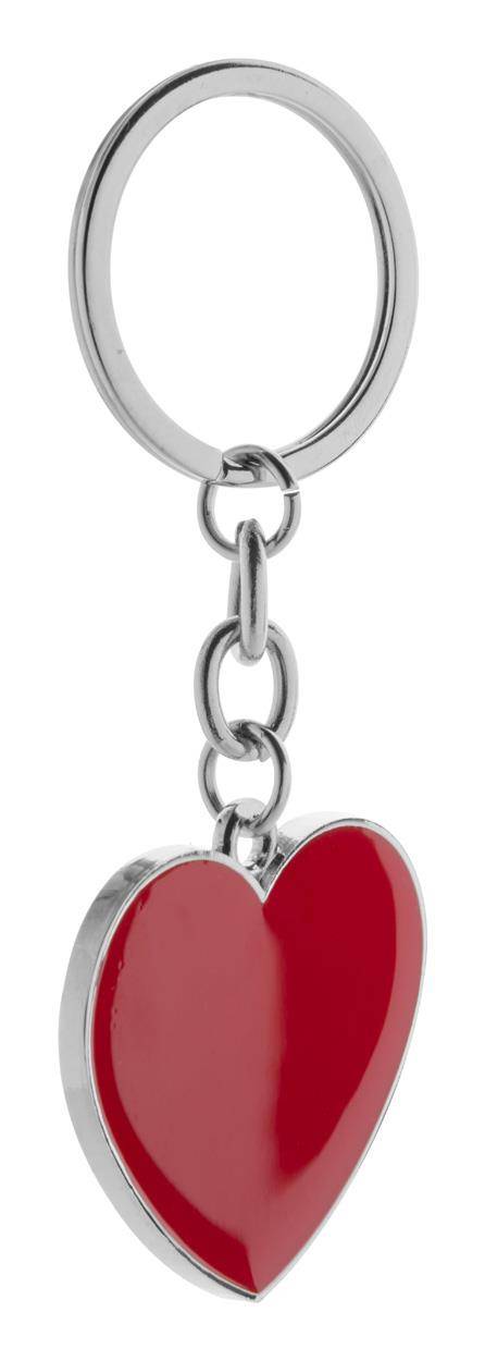 Valentine prívesok na kľúče, červená