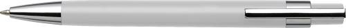 VALTER plastové guľôčkové pero,čierna náplň, strieborná