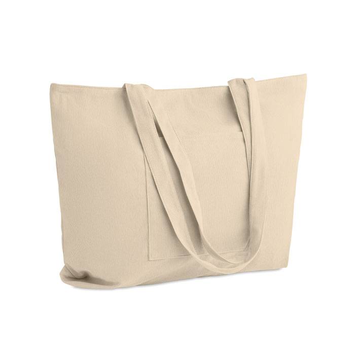 Veľká nákupná taška, menčester, hnedá Beige
