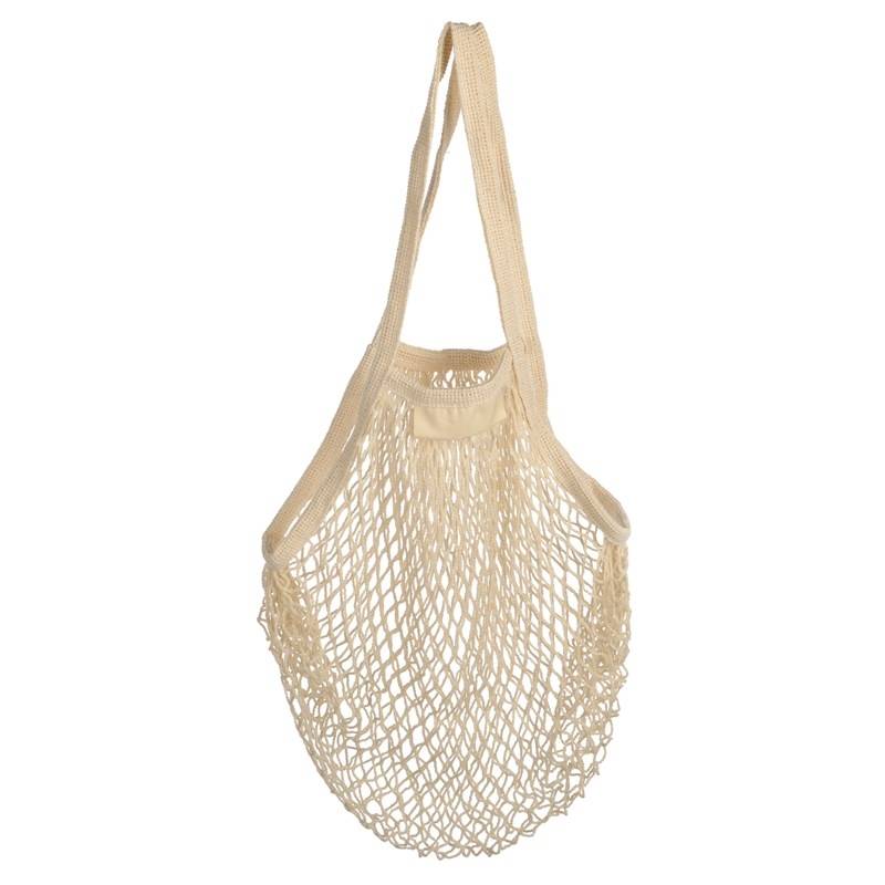 Velká nákupní síťovka z bavlny, 45 x 45 cm, přírodní