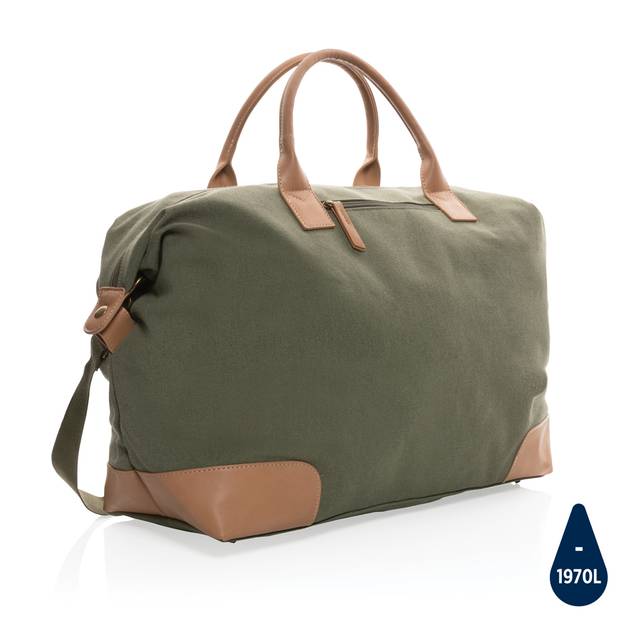 Velká víkendová taška Impact z 16 oz. recykl. canvas AWARE™ Velká víkendová taška Impact z 16 oz. recykl. canvas AWARE™
