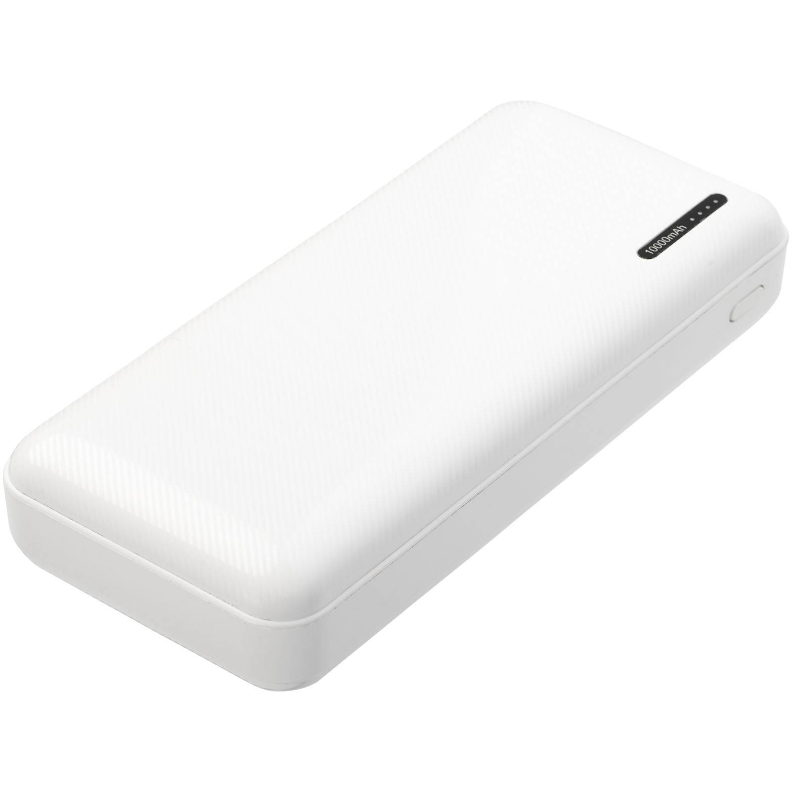 Veľkokapacitná powerbanka, 10000 mAh, biela