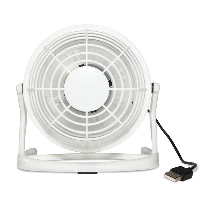 Ventilátor s USB káblom, biela