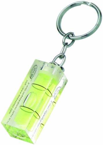 Vodováha ako prívesok na kľúče, zelená transparentná