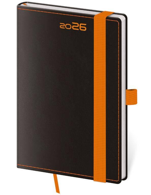 čierna - oranžová