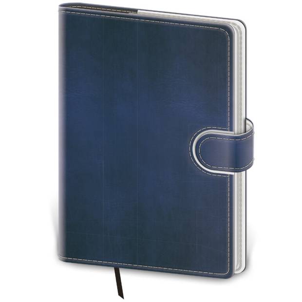 Vreckový diár Flip modro/biely, 2026 Vreckový diár Flip modro/biely, 2026