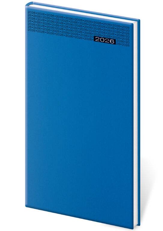 Vreckový diár Gommato modrý, 2026