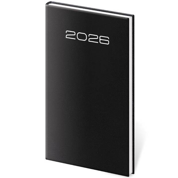 Vreckový diár Old Karachi čierny, 2026 Vreckový diár Old Karachi čierny, 2026