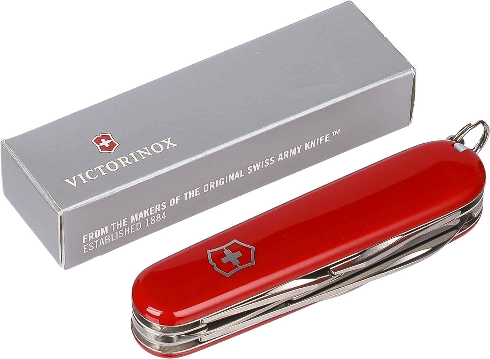 Vreckový nôž Victorinox Swiss Army Climber, červená