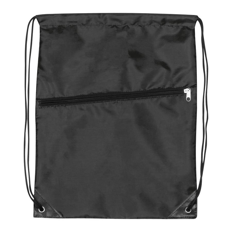 Vrecuško z recyklovateľných plastov RPET, čierna