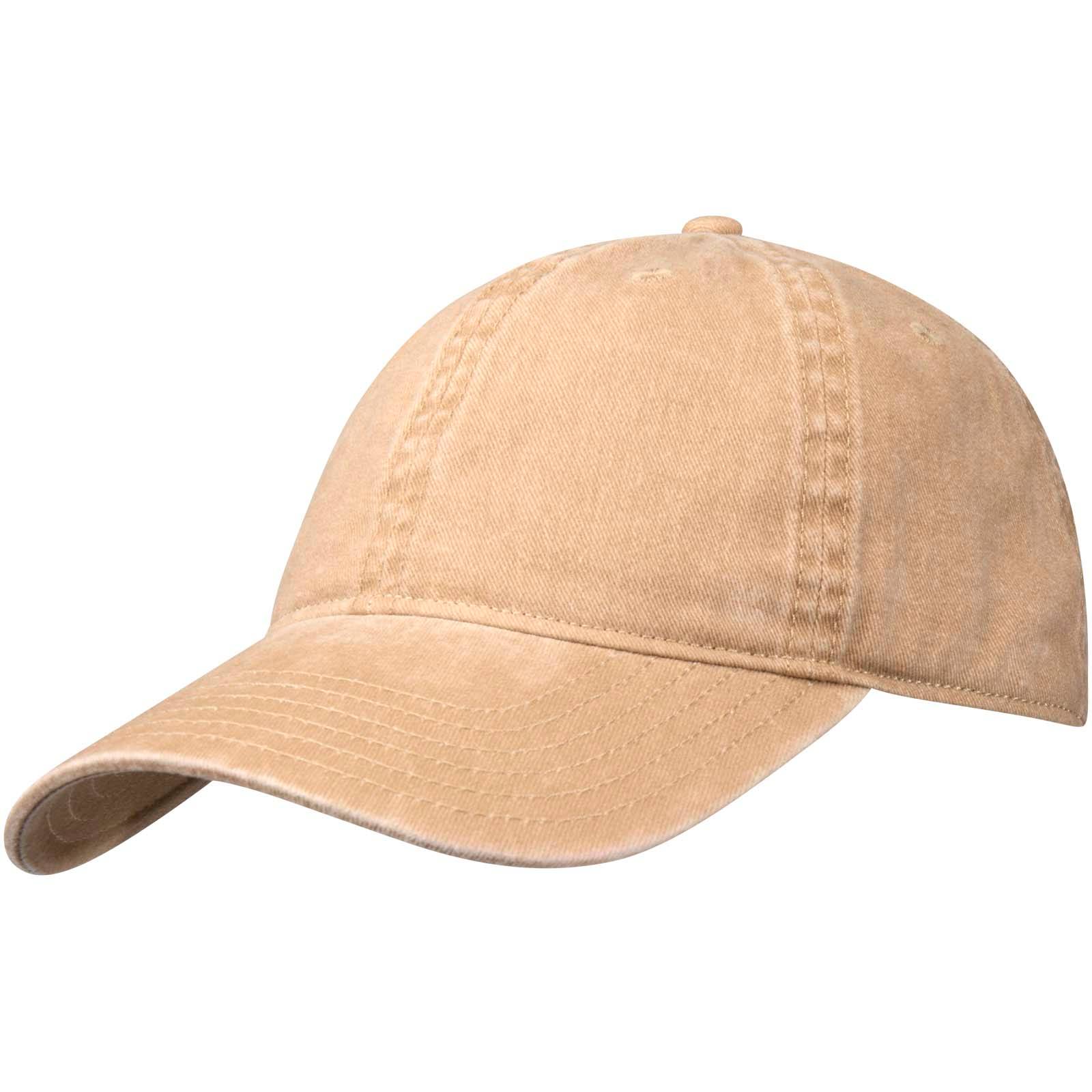 Vypraná čiapka Grafton so 6 panelmi, hnedá Oatmeal