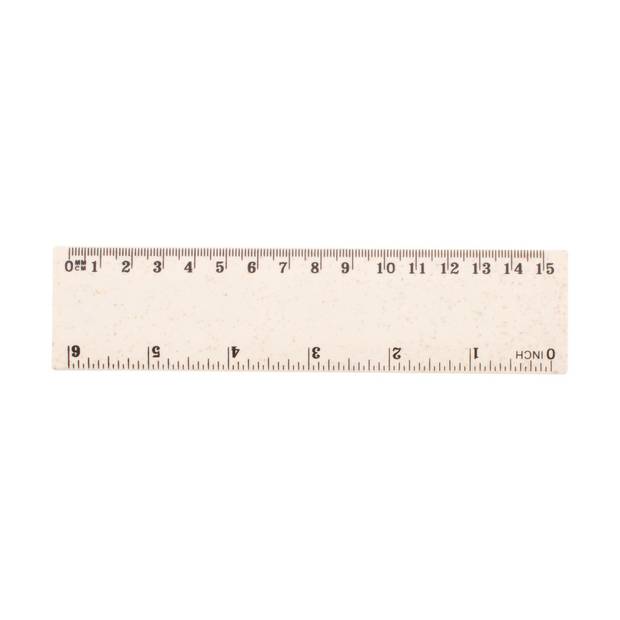 Whealer 15 pravítko, hnědá přírodní Whealer 15 pravítko, hnědá přírodní