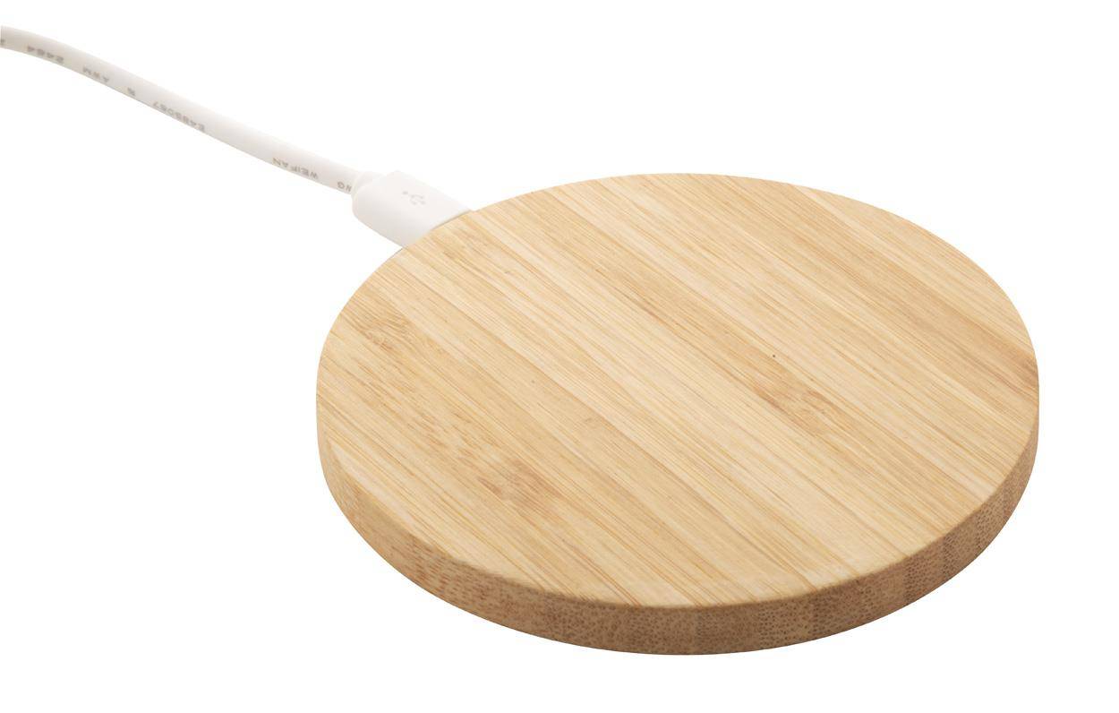 Wirbo bezdrôtová nabíjačka, hnedá
