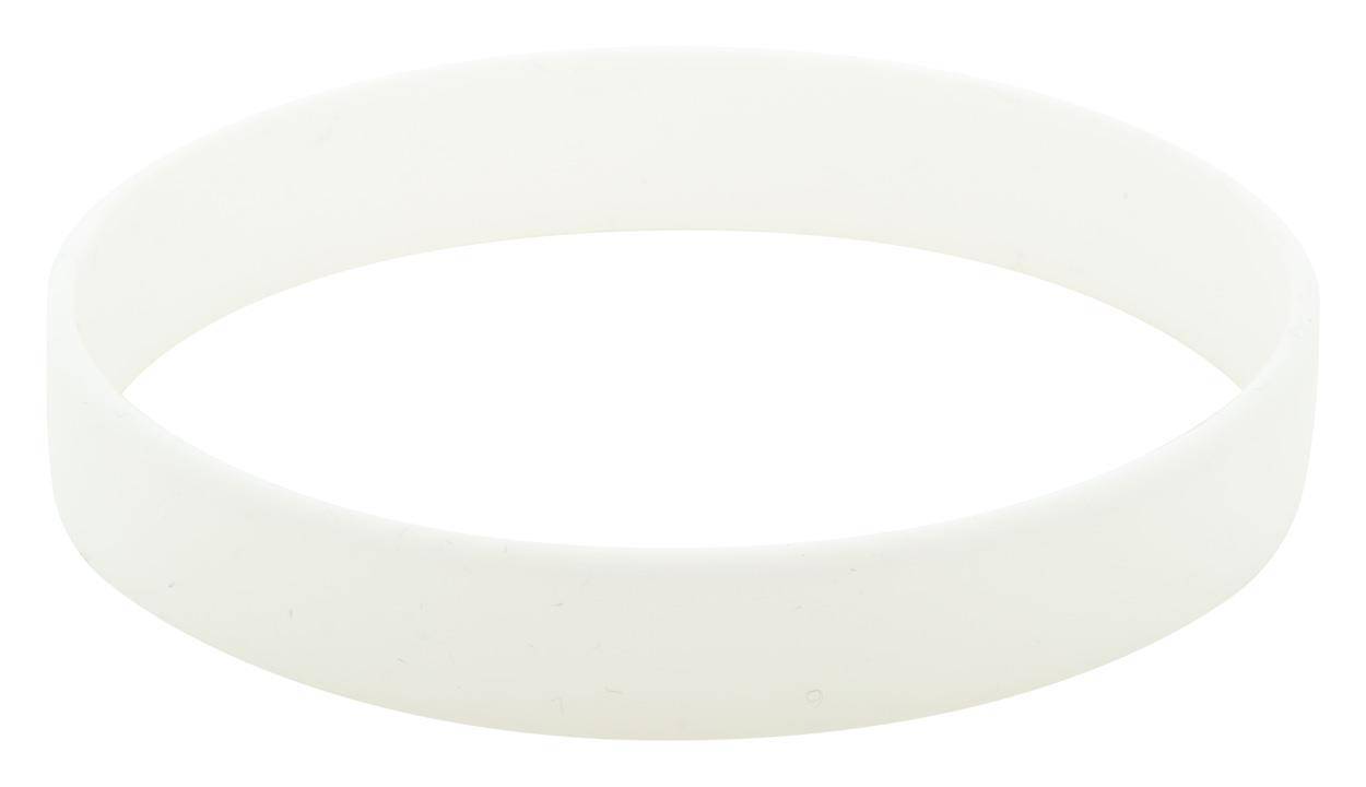 Wristy silikónový náramok, biela