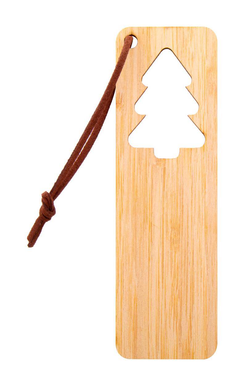 Xommark Vianočná záložka, stromček, hnedá prírodná