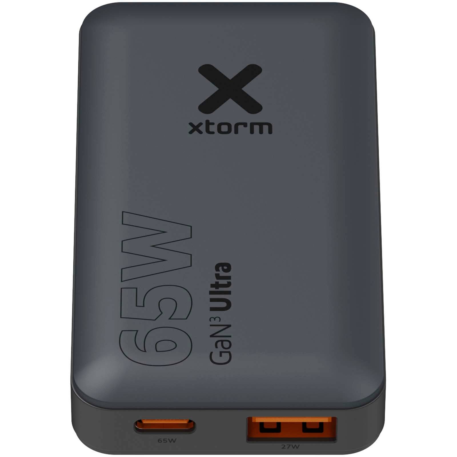Xtorm rýchla cestovná 65W nabíjačka s káblom a cestovným puzdrom, čierna 