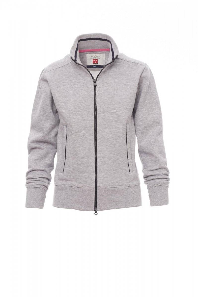 XXX  Mikina PAYPER MELBOURNE, melange sivá / navy modrá, L