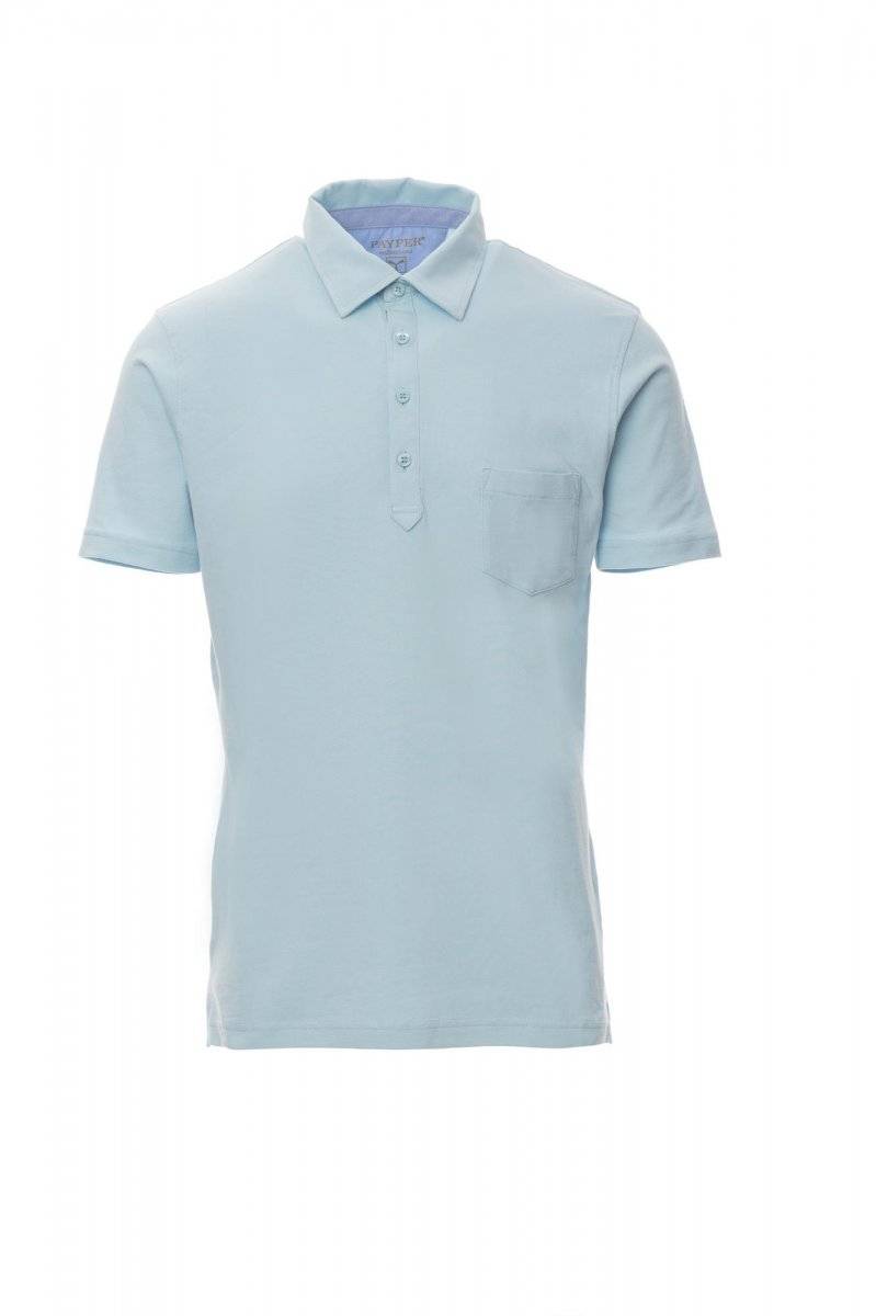 XXX  Polo PAYPER PRESTIGE, aquamarine modrá, L