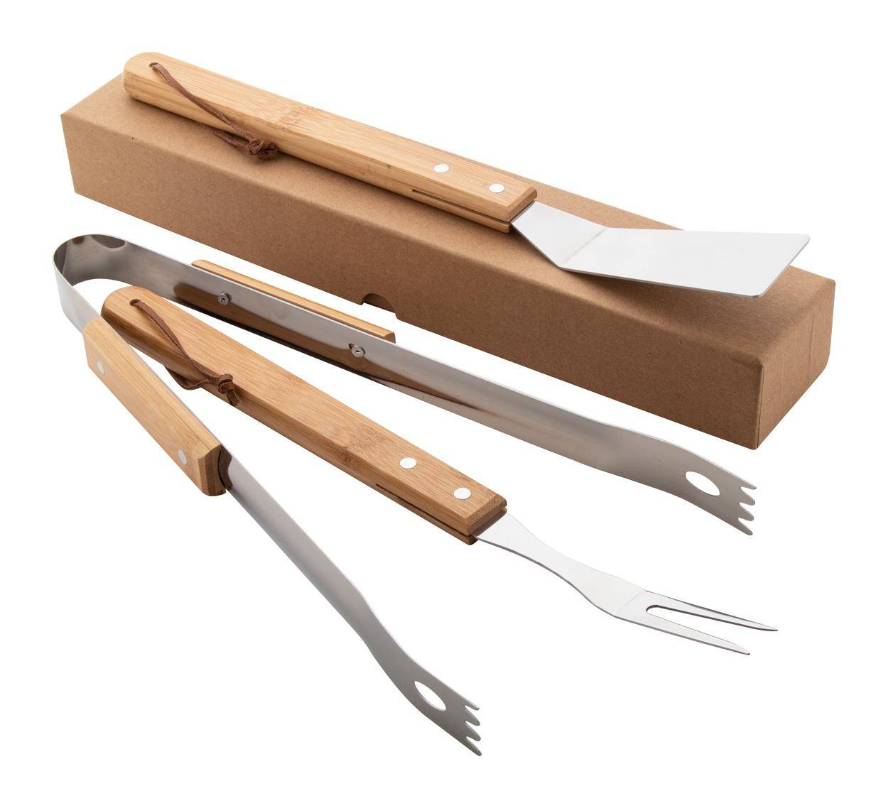 Yakiboo BBQ sada, hnedá prírodná