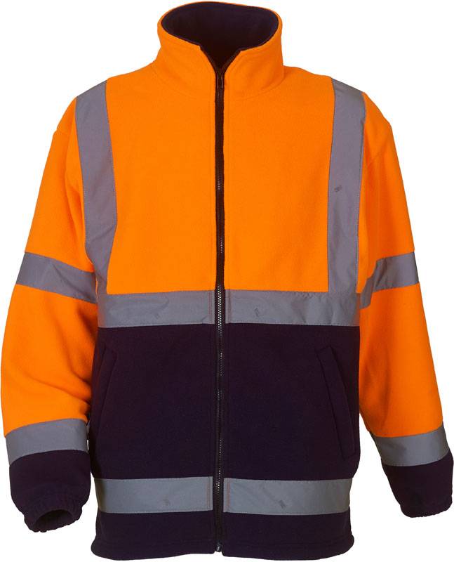 oranžová Hi Vis - modrá Navy