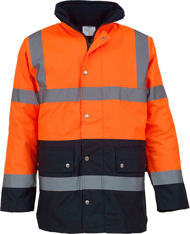 oranžová Hi Vis - modrá Navy
