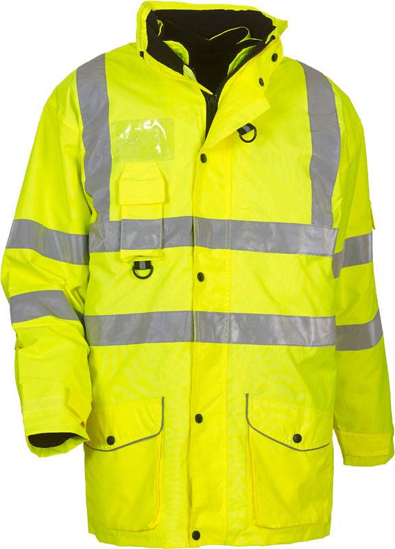 Yoko|HVP711, Hi-Vis 7-v-1 Bunda, žltá Hi Vis, S