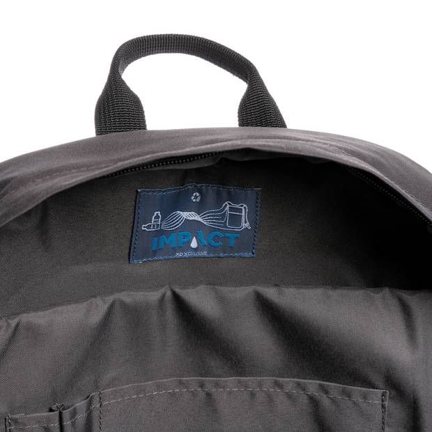 Základný batoh na 15,6" notebook Impact z RPET AWARE™, čierna Základný batoh na 15,6" notebook Impact z RPET AWARE™, čierna
