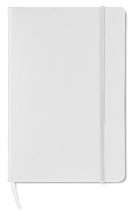 Zápisník A5, 96 strán, kockovaný papier, biela