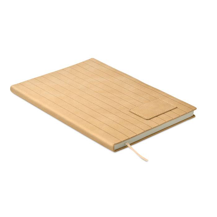 Zápisník A5 z PU, hnedá Beige
