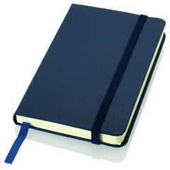 Obrázok ku produktu Zápisník A6 so záložkou, 80 strán, modrá