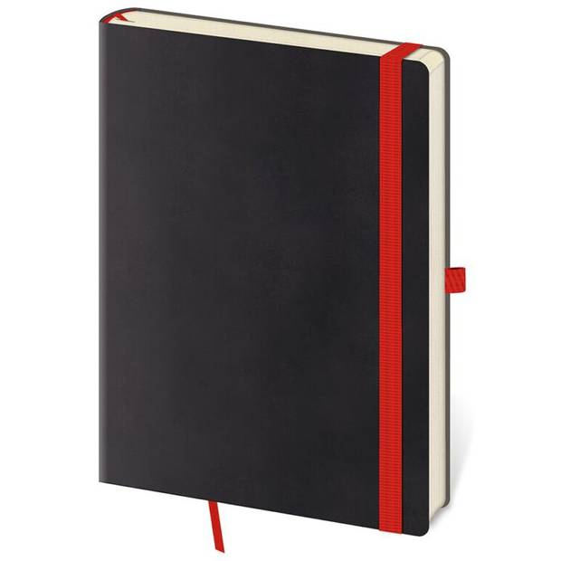 Zápisník Flexies L linajkový Black, čierna Zápisník Flexies L linajkový Black, čierna