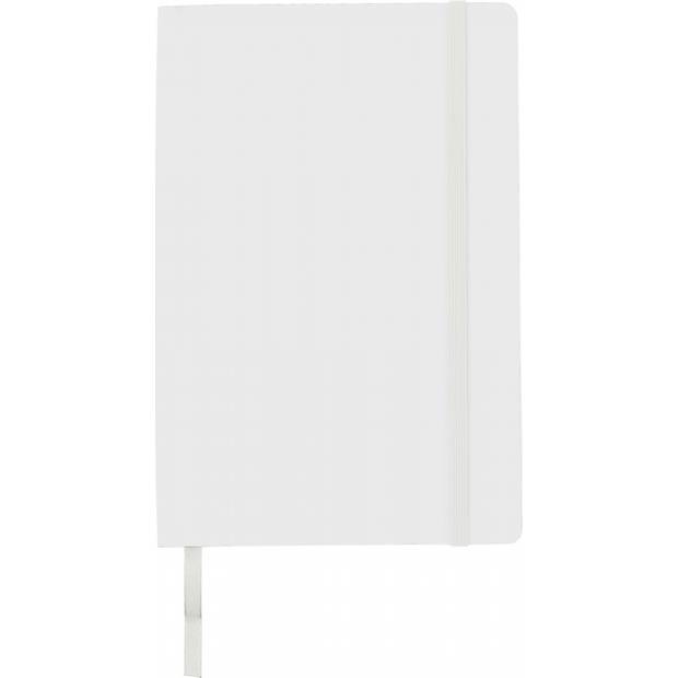 Zápisník s měkkým potahem A5 a zadní kapsou bílá Zápisník s měkkým potahem A5 a zadní kapsou bílá