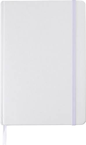 Zápisník z recyklovaného kartónu (A5) Evangeline, biela