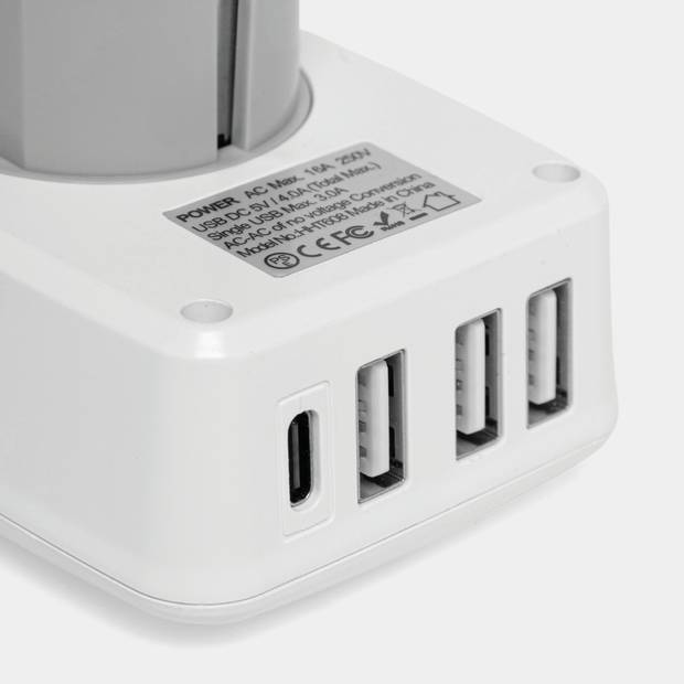 Zásuvný napájací zdroj USB adaptéra ENDLESS POWER PRO, biela Zásuvný napájací zdroj USB adaptéra ENDLESS POWER PRO, biela