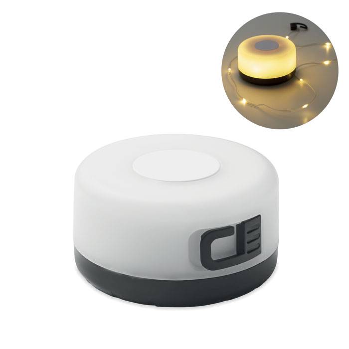 Zaťahovacia svetelná LED reťaz, čierna