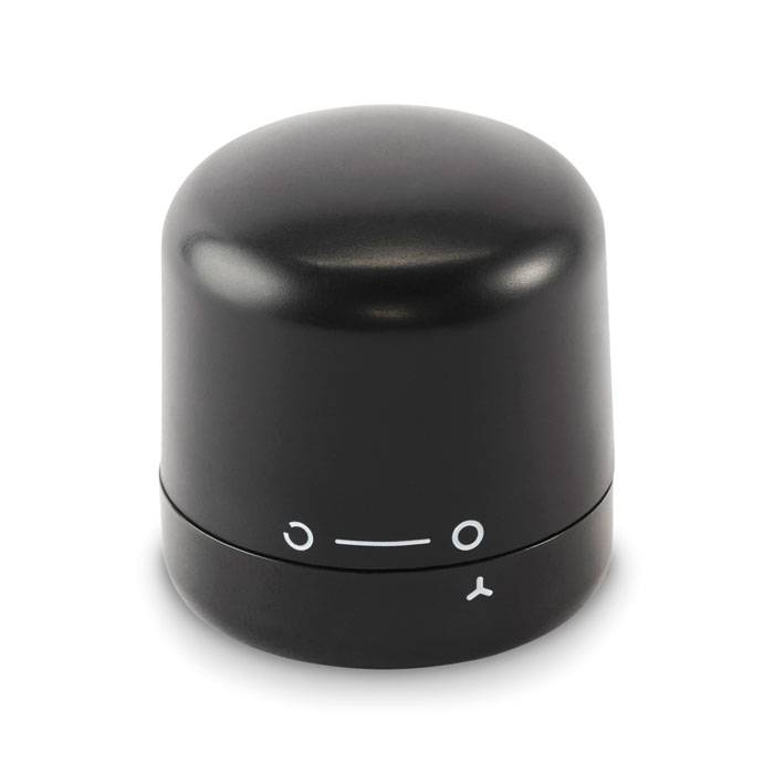 Zátka na fľašu, čierna