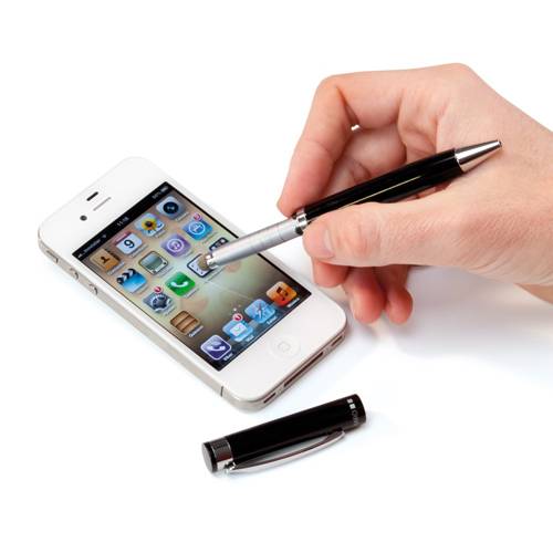 Zemil Dotykové guľôčkové pero, čierna