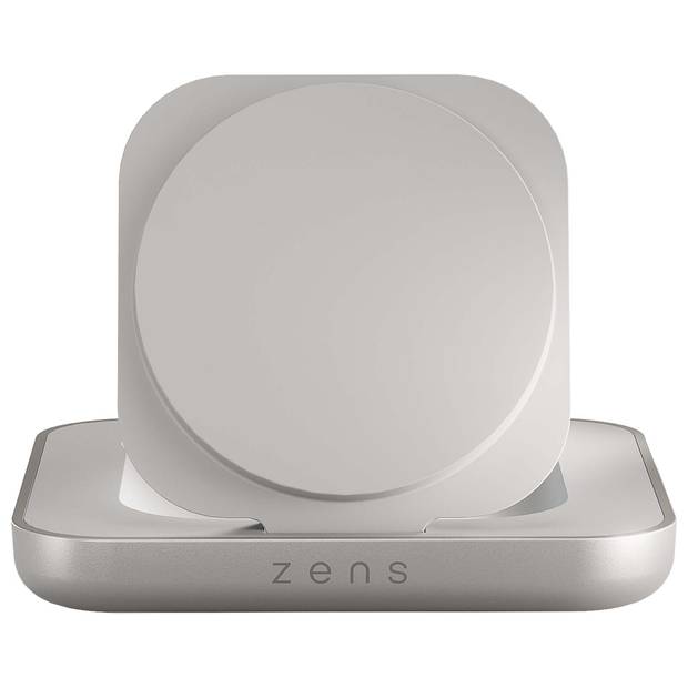 Zens 15W magnetická nabíjačka na nočný stolík, biela Zens 15W magnetická nabíjačka na nočný stolík, biela